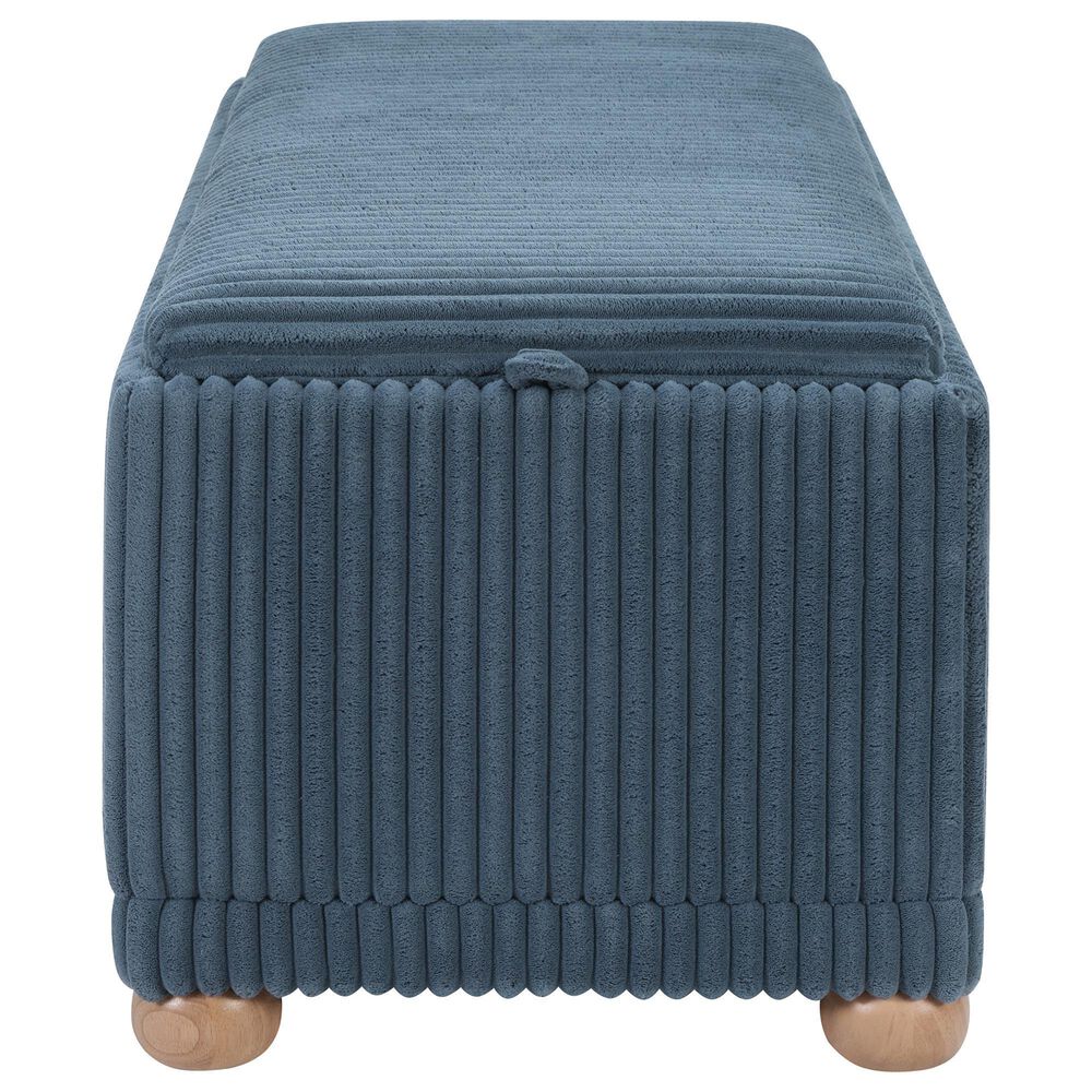 Valor Living Sahara Storage Bench in Blue, , large