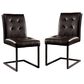 Furniture of America Brady Dining chair in Brown (Set of 2), , large