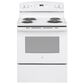 GE Appliances 30" Free-Standing Electric Range in White, , large