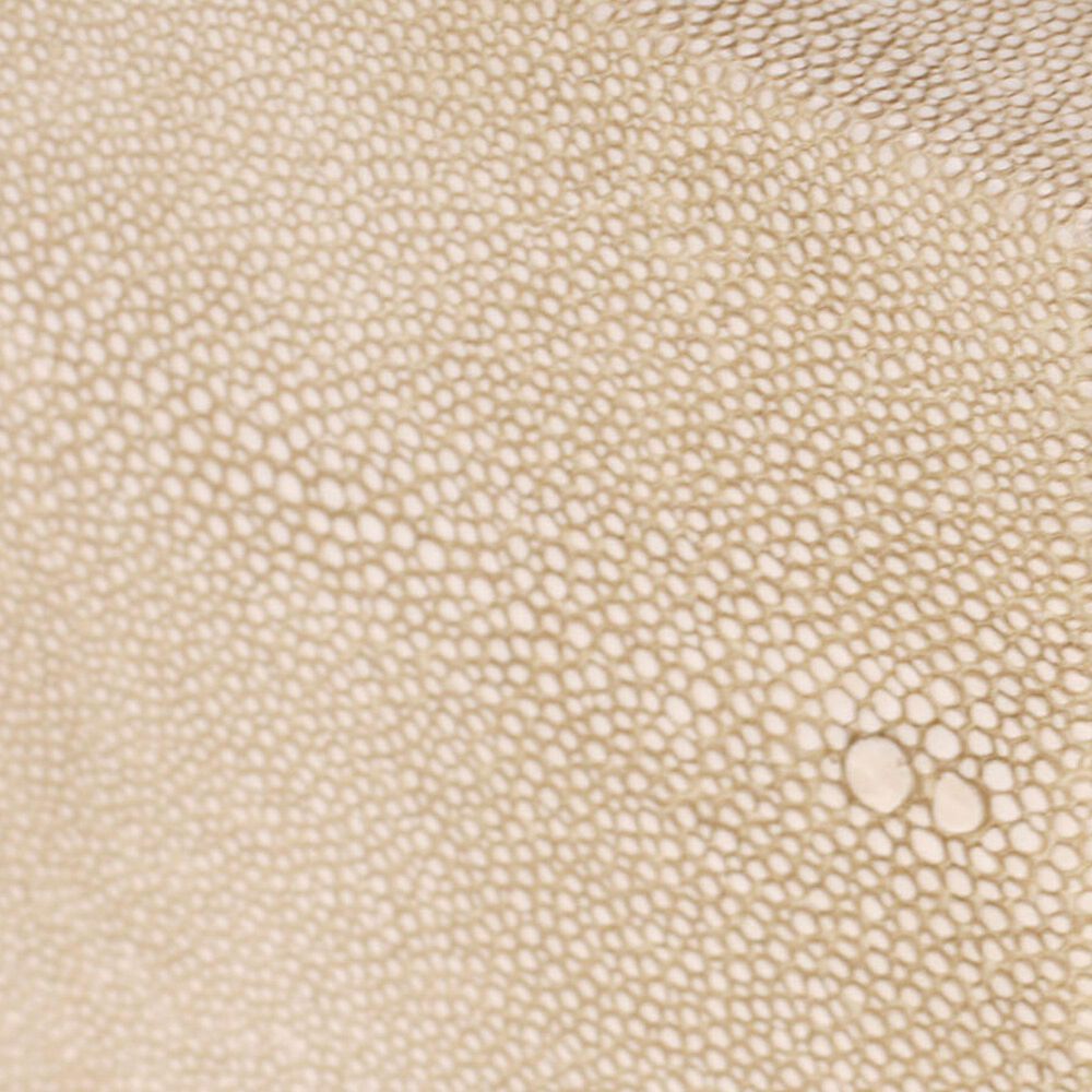 Splendor Living Irvington Faux Shagreen 2-Drawer Console Table in Taupe and Black, , large