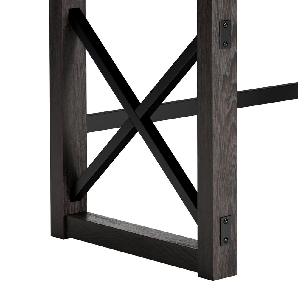 Ashley Freedan Desk in Grayish Brown and Black, , large