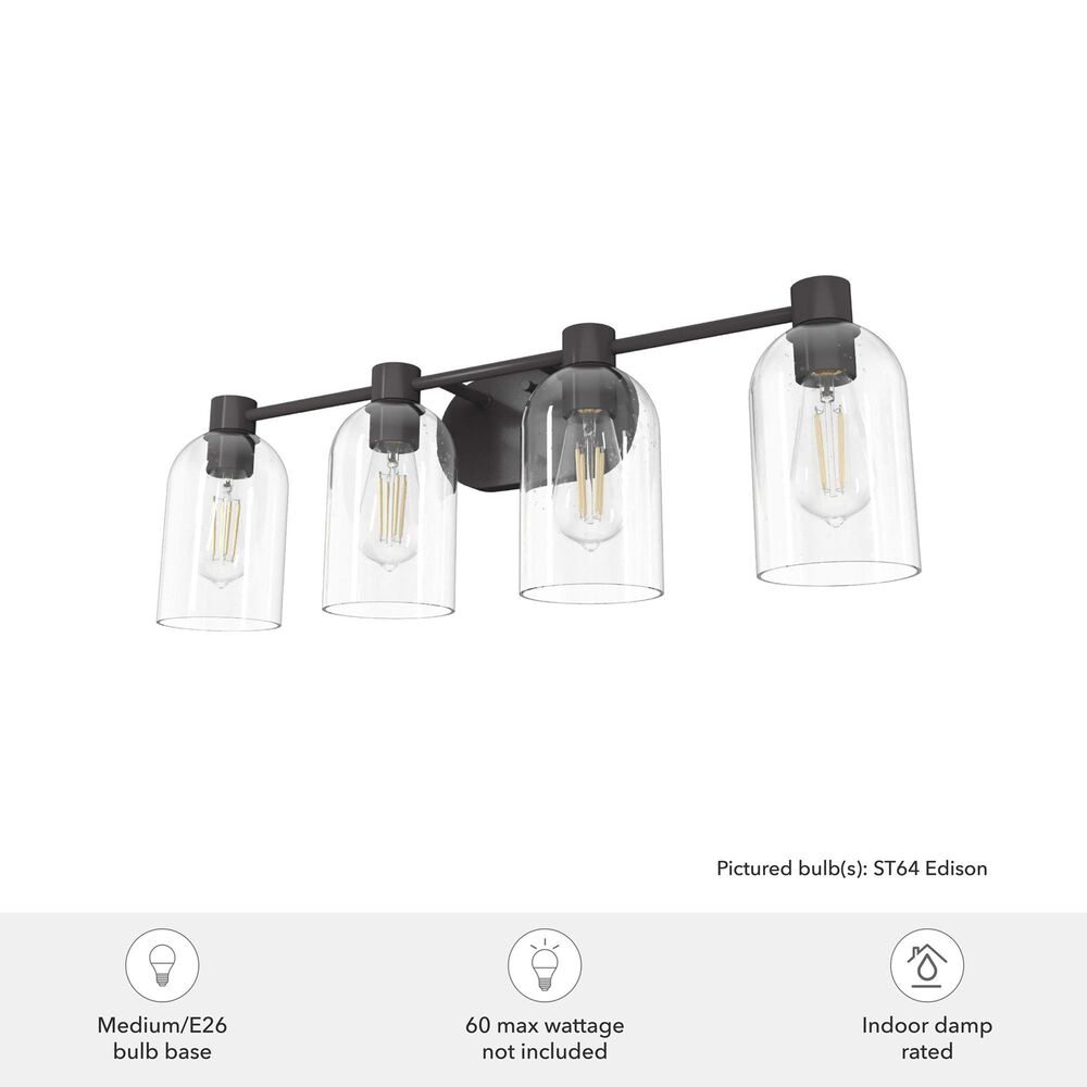 Hunter Lochmeade 4-Light Vanity in Noble Bronze, , large