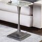 Artistica Metal Montreaux End Table in Silver and Nickel, , large