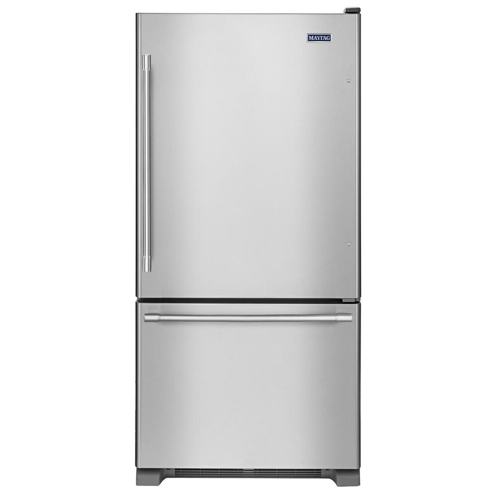 Maytag 22 Cu. Ft. 33-In Wide Bottom Mount Refrigerator, , large