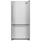 Maytag 22 Cu. Ft. 33-In Wide Bottom Mount Refrigerator, , large