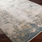 Surya Cardiff CDF-2304 Medium Gray, Light Blue, Mustard and Dark Blue 7"10" x 10"2" Area Rug, , large