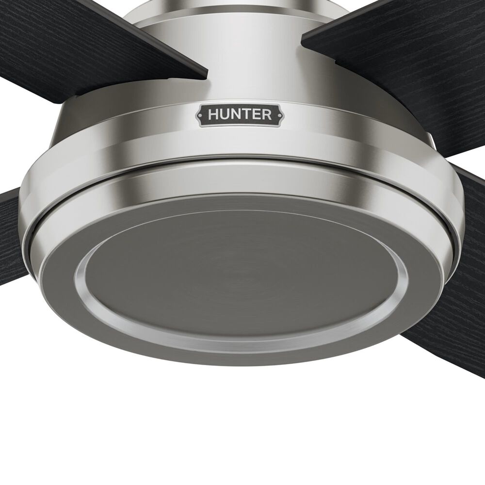 Hunter Dempsey 52&quot; Ceiling Fan in Brushed Nickel, , large