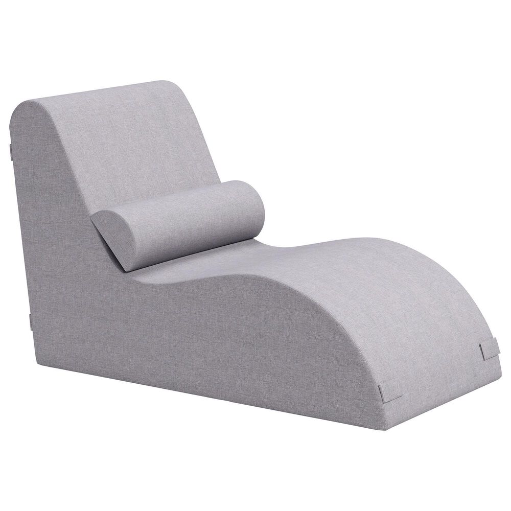 Zuo Modern Luanda Patio Chaise Lounge Chair in Gray, , large