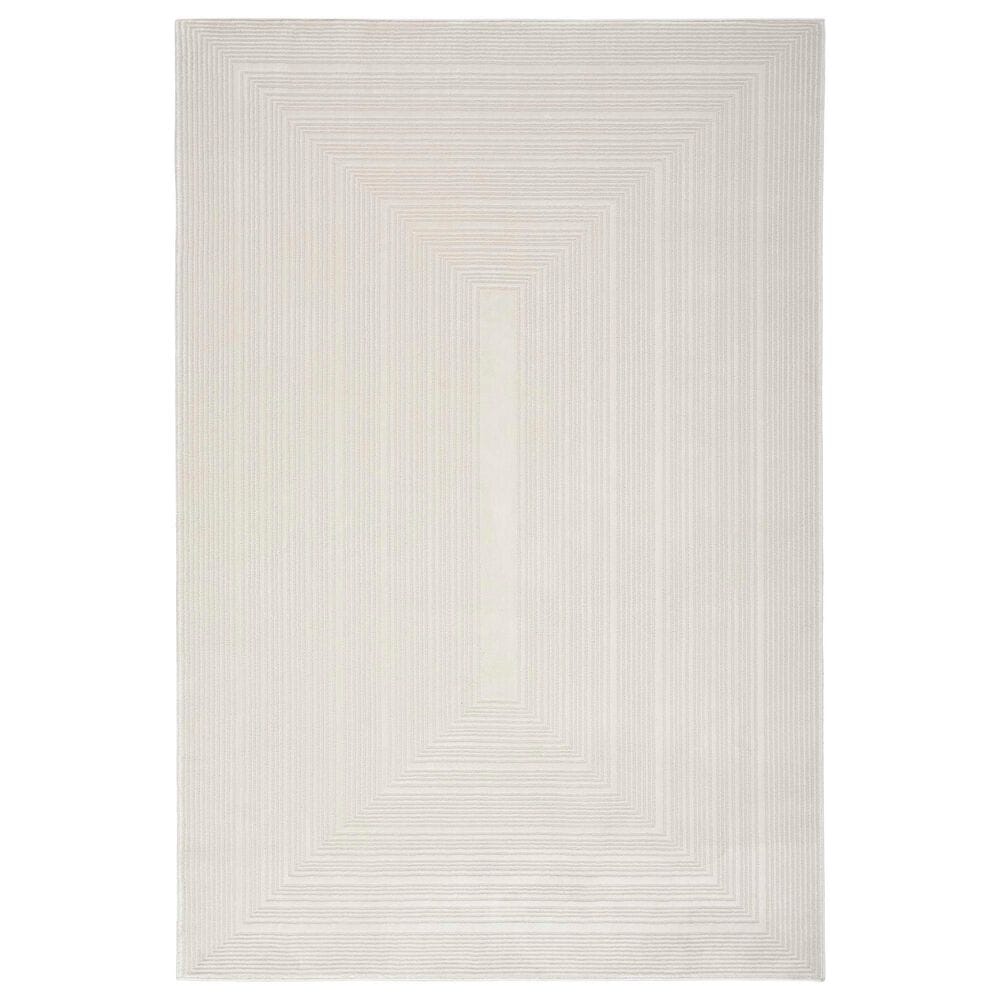 Nourison Irradiant 5"3" x 7"3" Ivory Area Rug, , large