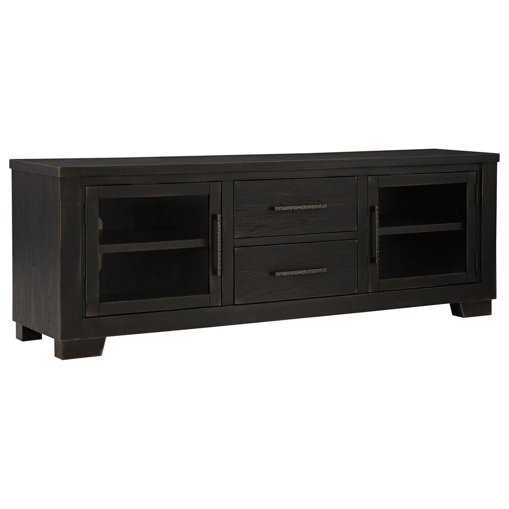 Ashley Galliden 80&quot; TV Stand in Black, , large