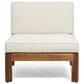Hearth and Haven Cambridge 5-Piece Patio Conversation Set with Beige Cushion in Teak, , large