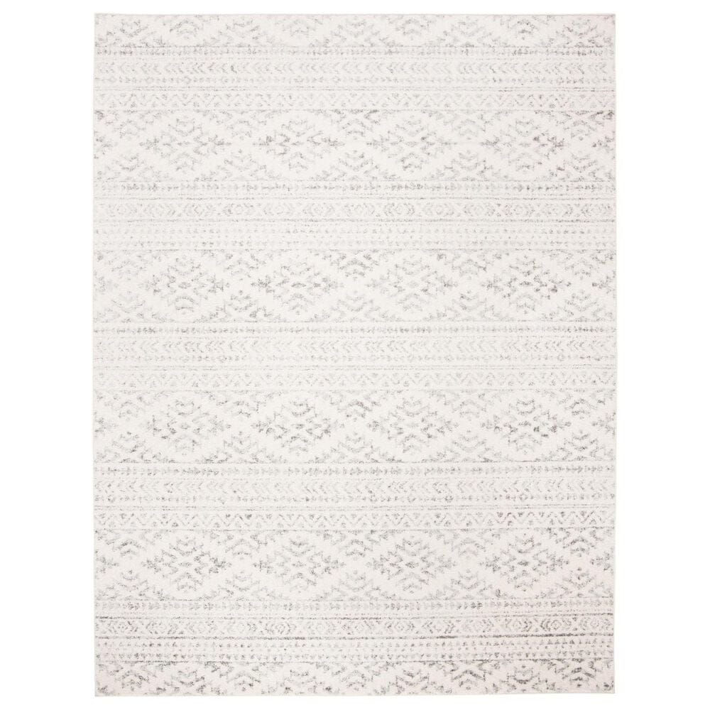 Safavieh Tulum TUL272A 8" x 10" Ivory and Grey Area Rug, , large