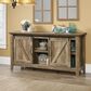 Sauder Dakota Pass 66" Credenza in Craftsman Oak, , large