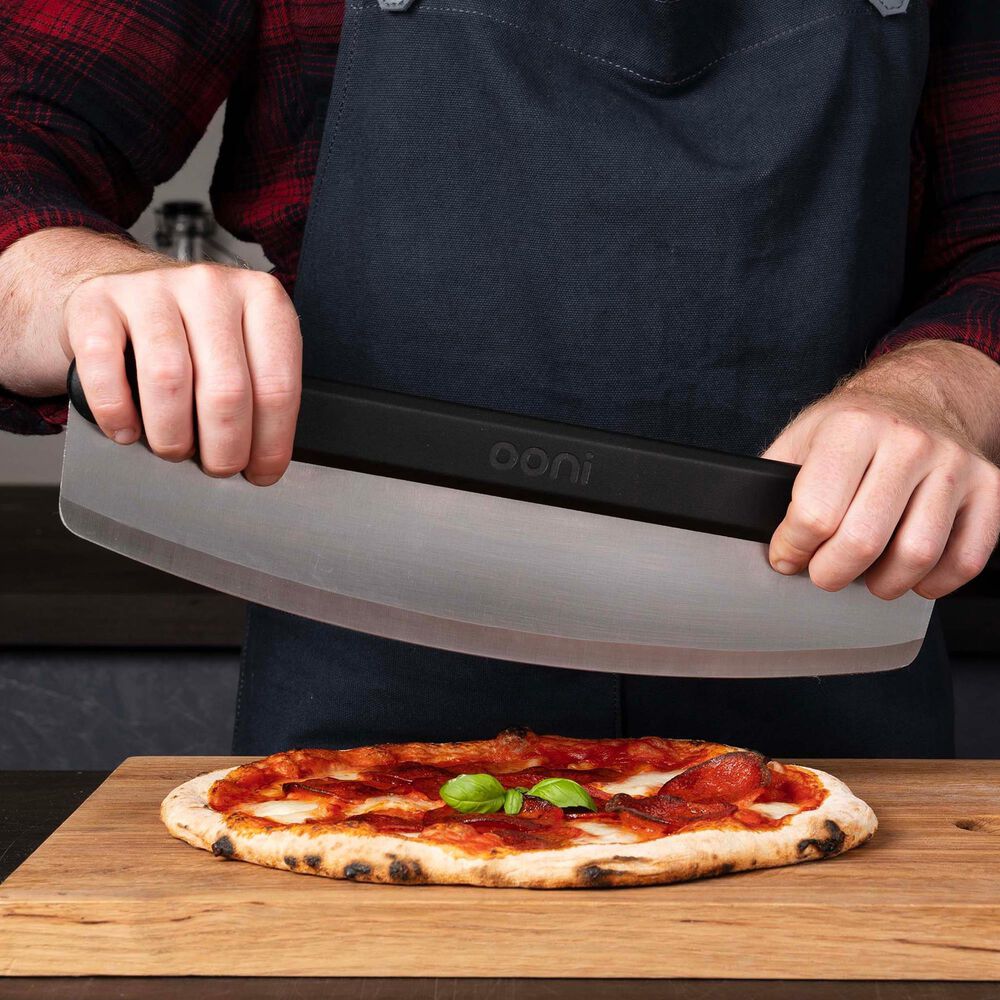 Ooni Pizza Cutter Rocker Blade in Stainless Steel and Black, , large