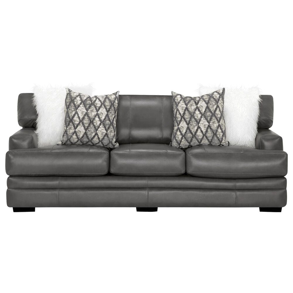Moore Furniture Lizette Sofa in Dark Gray, , large