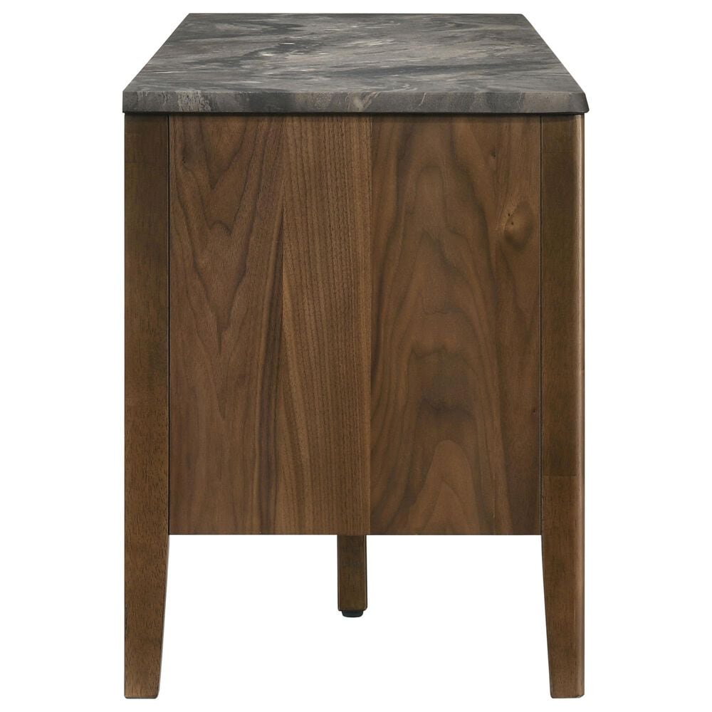 Coaster Bradley 63" SmartTop TV Stand in Smokey Grey and Dark Brown, , large