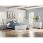 Ashley Makidern 2 Piece King Storage Bedroom Set with Two Drawers in Whitewash, , large