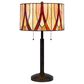 Cal Lighting 24" Tiffany Table Lamp in Antique Bronze, , large