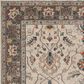 Central Oriental Minerva Alonso 5" x 7"3" Alabaster and Storm Area Rug, , large