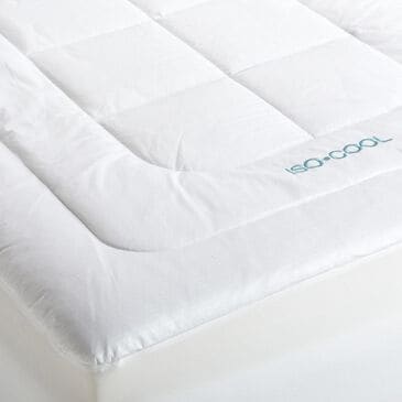 Isotonic Iso-Cool Memory Foam King Mattress Topper with Outlast Cover, , large