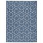 Nourison Horizon HOZ01 Denim 5" x 7" Indoor/Outdoor Area Rug, , large