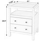 Butler Specialty Company Nora 2 Drawer Nightstand with Open Shelf in Light Blue, , large