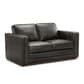 Sienna Designs Leather Stationary Loveseat in Westerwood Smoke, , large