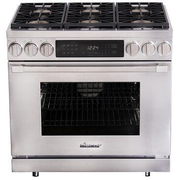 Dacor Heritage 36" Liquid Propane Dual Fuel Range in Stainless Steel, , large