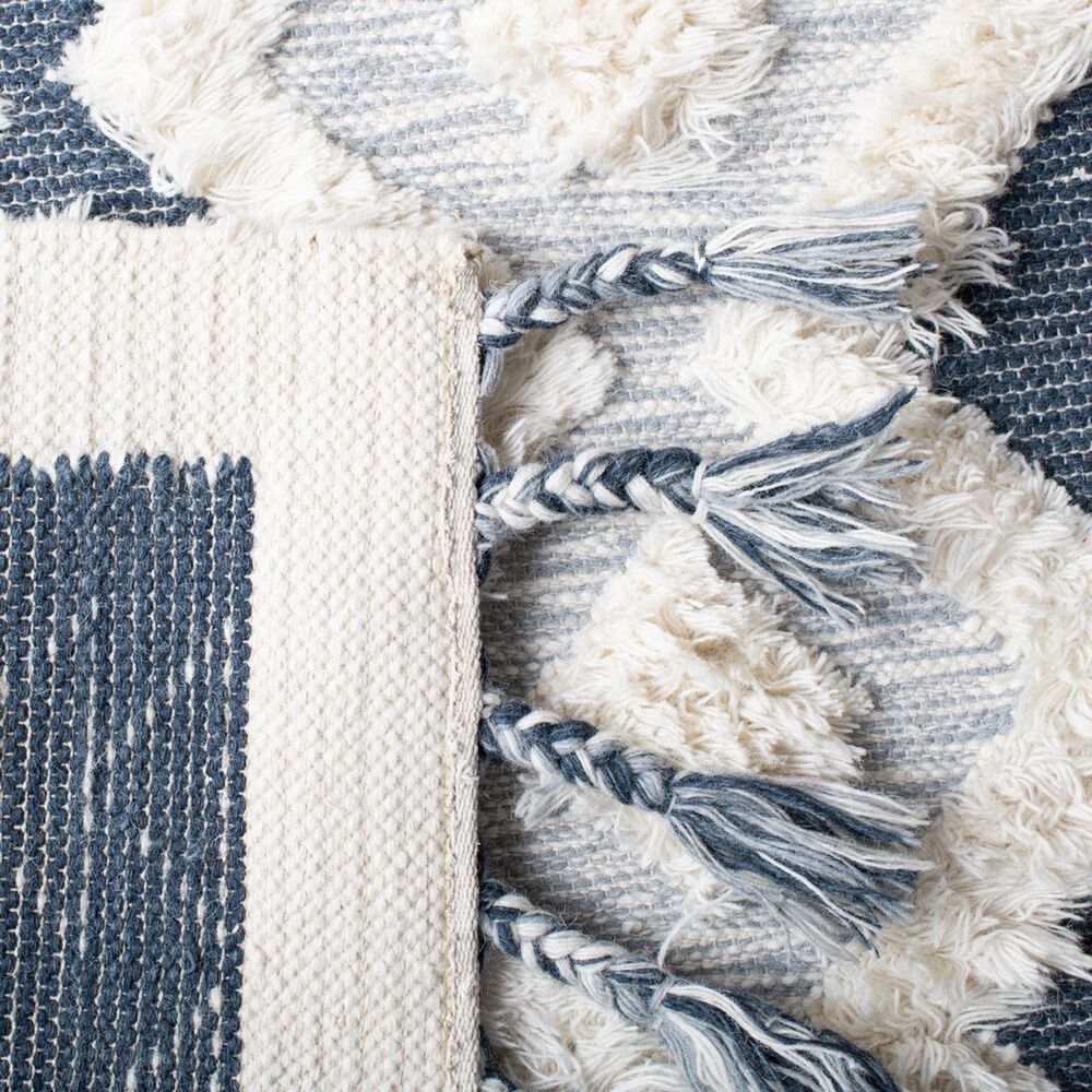 Safavieh Natura NAT679A 3&#39; x 5&#39; Ivory and Blue Area Rug, , large