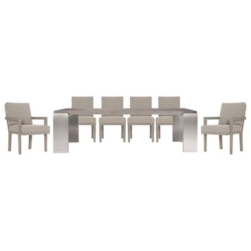 Bernhardt Foundations 7-Piece Rectangular Dining Set in Light Shale, , large
