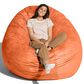 Jaxx 6" Cocoon Large Bean Bag Chair in Mandarin, , large