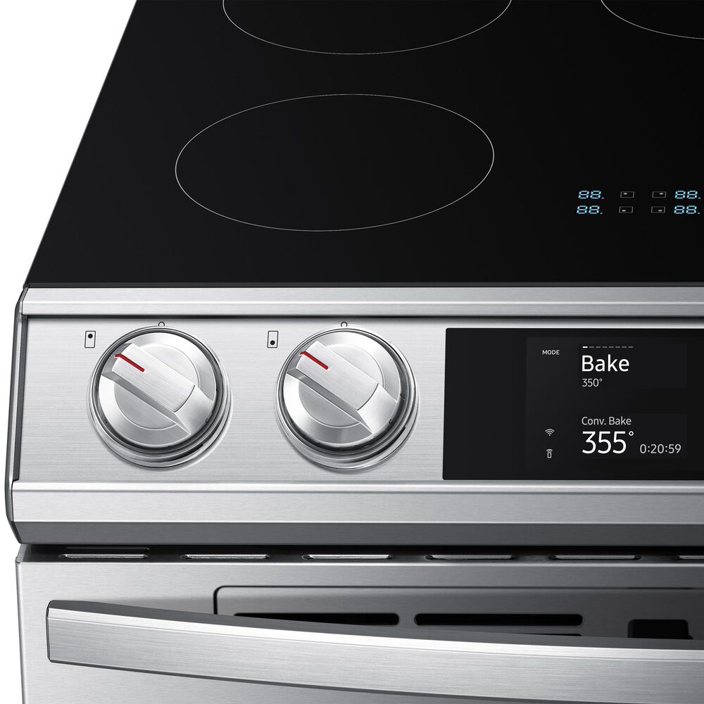 Samsung 6.3 Cu. Ft. Slide-In Dual Door Induction Range with Wi-Fi and Air Fry in Stainless Steel, , large