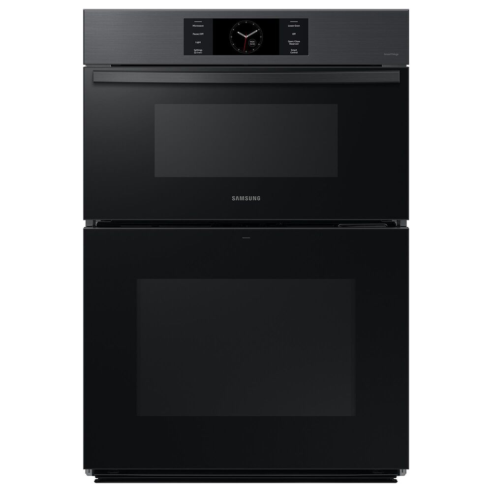 Samsung Bespoke 30" Microwave Combination Wall Oven with Flex Duo in Matte Black Steel, , large