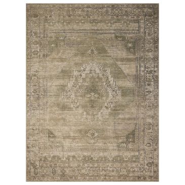Amber Lewis x Loloi Cambria Sand and Olive 6" x 9" Area Rug, , large