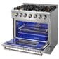 Thor Kitchen 5.2 Cu. Ft. Professional Liquid Propane Range in Stainless Steel, , large