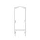 Linden Boulevard Taneli Tray Table Set with Stand in White (Set of 4), , large