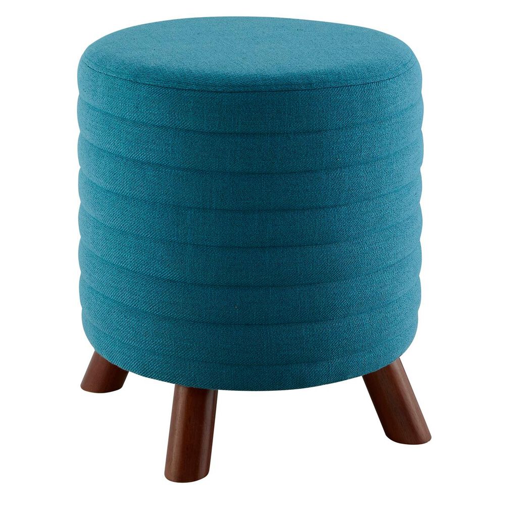 Linden Boulevard Peat Ottoman in Blue , , large