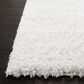Safavieh August Shag AUG900A 6"7" Square White Area Rug, , large