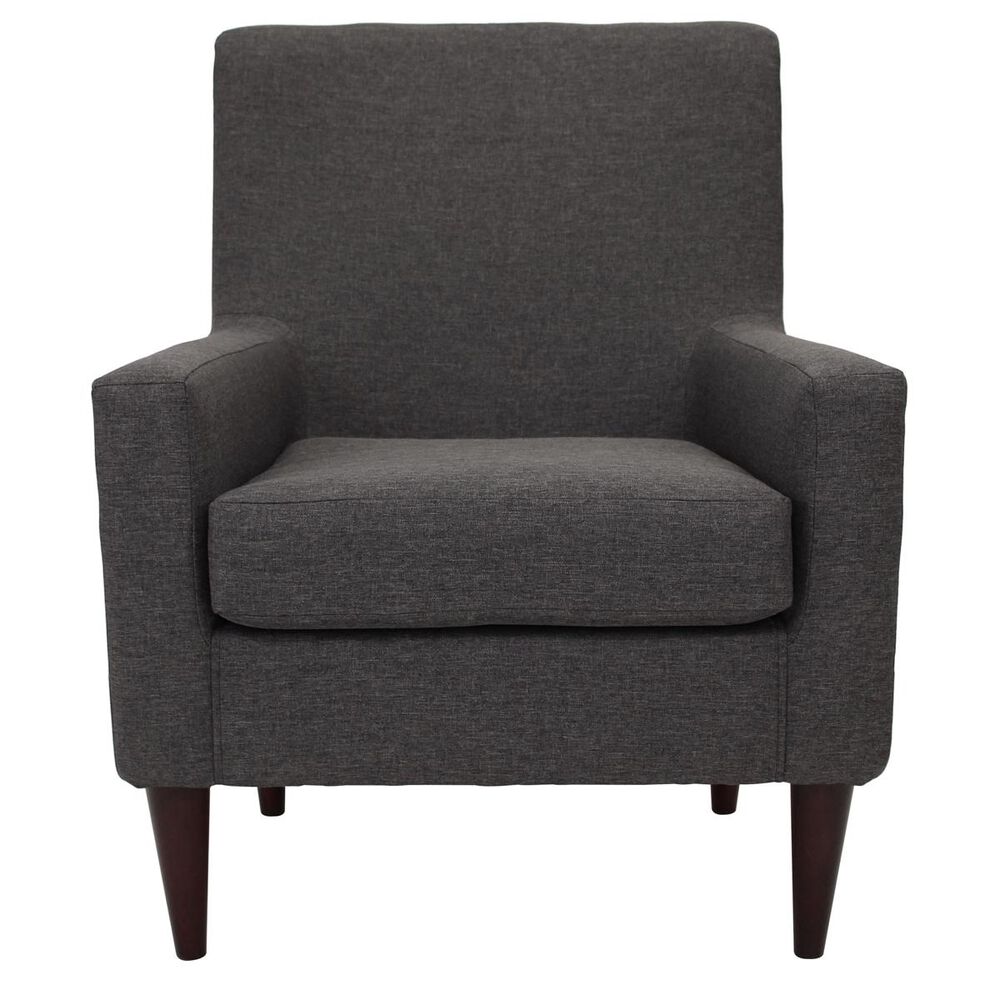 Overman International Corp Accent Chair in Jitterbug Gray, , large