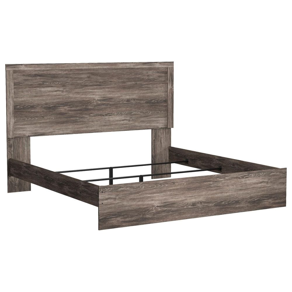 Ashley Ralinksi King Panel Bed in Gray, , large