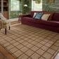 Loloi II Fletcher 7"9" x 9"9" Natural and Brown Area Rug, , large