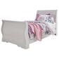 Ashley Anarasia Twin Sleigh Bed in White, , large