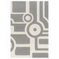 Surya Brook 2" x 3" Charcoal and Beige Area Rug, , large