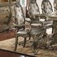 HOMLUX Ragenardus Arm Chair with Leatherette Upholstery in Vintage Oak (Set of 2), , large