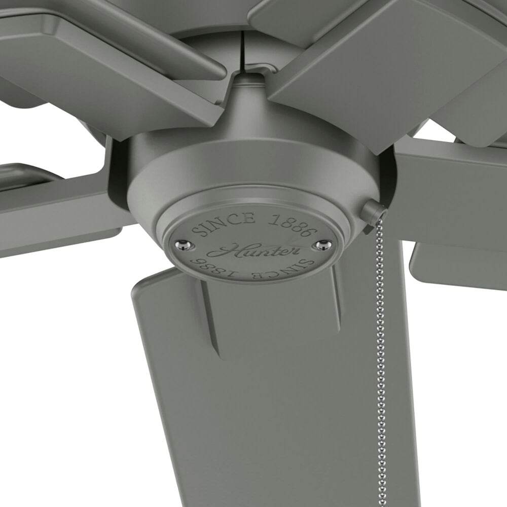 Hunter Terrace 44&quot; Outdoor Ceiling Fan in Matte Silver, , large