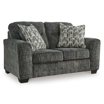 Signature Design by Ashley Lonoke Loveseat in Gunmetal, , large