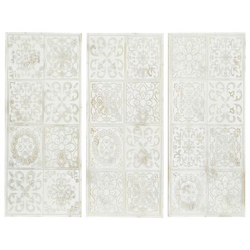 Maple and Jade 38" x 16" Farmhouse Wall Decor in Light Brown, , large