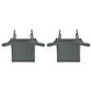 Hearth and Haven Outdoor Rattan Armless Barstool in Grey (Set of 2), , large