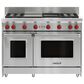 Wolf 48" Liquid Propane Gas Range with Griddle and Grill in Stainless Steel, , large