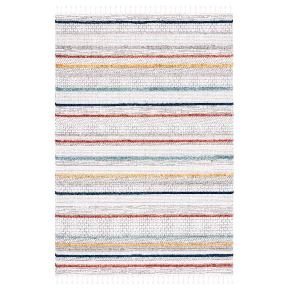 Safavieh Marrakesh 4" x 6" Ivory and Multicolor Area Rug, , large